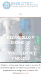 Mobile Screenshot of ensotecsas.com